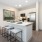 Well-lit kitchen with ample counter space